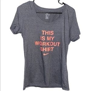 Women’s Nike Grey Tshirt Sz M